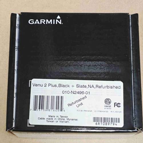 美版 Garmin Venu 2 Plus 智能手錶 黑色  荃灣站交收