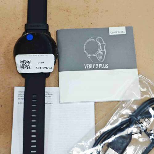 美版 Garmin Venu 2 Plus 智能手錶 黑色  荃灣站交收