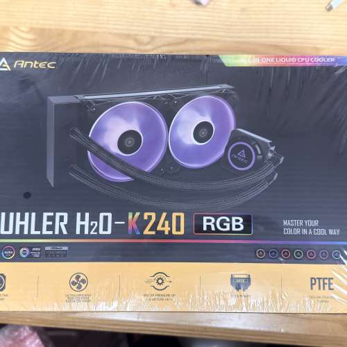 全新 ANTEC KULHER H2O-K240 WAHTER COOLER