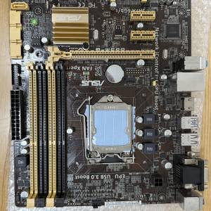 二手 ASUS B85M-G B85 DDR3 LGA1150 MATX MB