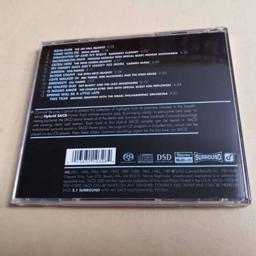 Concord Jazz - SUPER AUDIO CD SAMPLER 試音碟