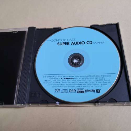 Concord Jazz - SUPER AUDIO CD SAMPLER 試音碟
