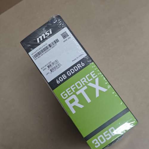显卡：微星 RTX 3050 LP 6G 2风扇（新）