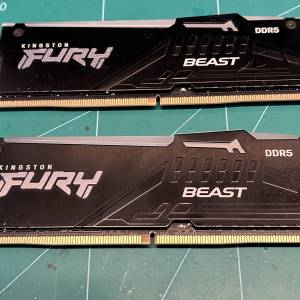 Kingston FURY BEAST RGB DDR5 6000MHz 64GB KIT cL40- 64GB (32GB x2)