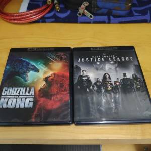 出售：UHD4K碟+藍光碟2套(100%冇花,4K碟有中文字幕)