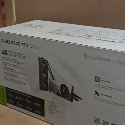 显卡：微星 GEFORCE GeForce RTX 5080 16G INSPIRE 3X (2手)