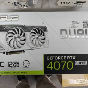 ASUS  RTX 4070 SUPER 12GB OC WHITE