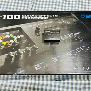 🔥 99% New! BOSS GX-100 觸控綜效連 BT-DUAL 全新藍牙 🎸 日本版 Full Set 有盒 G...