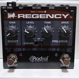 RADIAL REGENCY PRE OVERDRIVE PEDAL 接近全新