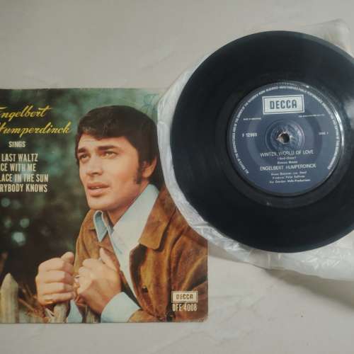 懷舊7吋黑膠碟4只