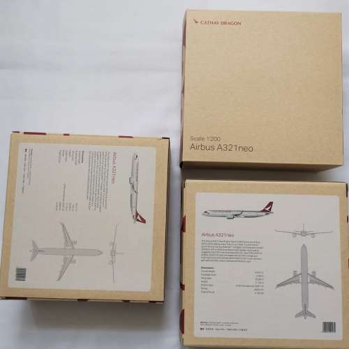 港龍絕響 __ 全新港龍絕版官方最後新機 Airbus A321neo 1:200 飛機模型 Herpa / Ge...