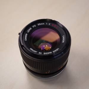 canon fd 35 f2 ssc concave 凹玉