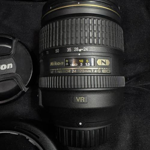 Nikon AF-S AFS NIKKOR 24-120mm f/4 G ED VR  （+ $250 Viltrox NF-Z 自動對焦接環）