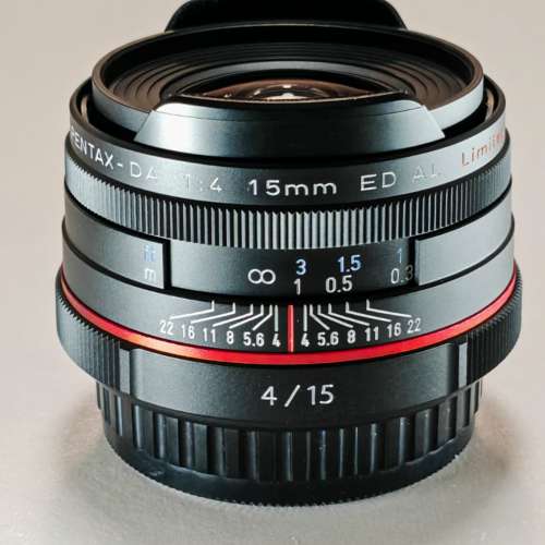 Pentax DA 15mm f/4 ED AL Limited