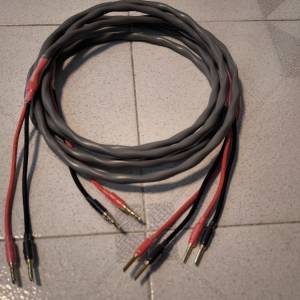 全新DIY 自家製喇叭線/speaker cable 2.5m