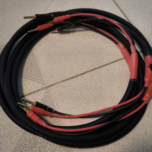 全新DIY 自家製喇叭線/speaker cable 2.5m