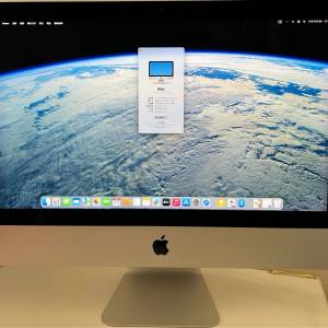 2019 iMac 21&rdquo;，4K顯示屏，Core i7-3.2GH 6核心，16G DDR4 ram，HD 1Tb
