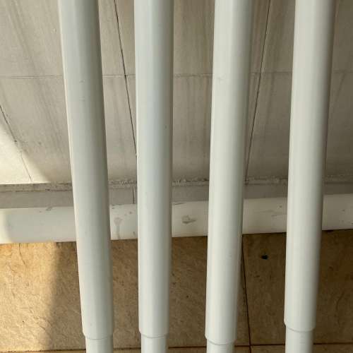 二手 IKEA OLOV 白色 可調節 桌腳 X 4 清屋放售, HK$150.00 (4支桌腳) HK$150