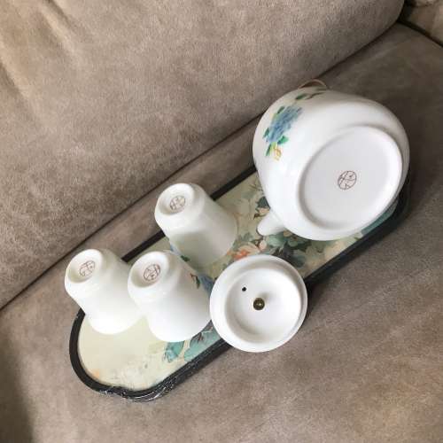 🍵 Ceramic Tea Set with Tray NEW 全新 瓷 茶具 🍵