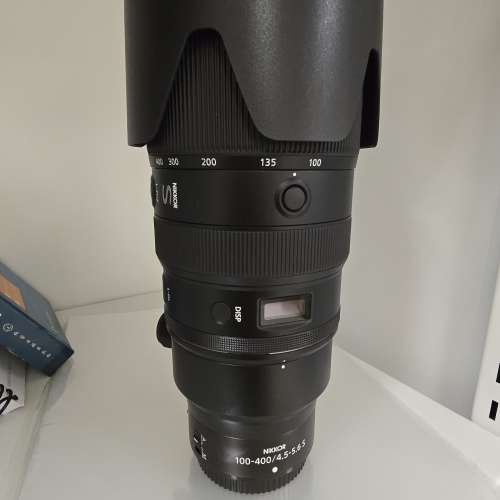 Nikon 100-400, FTZ adaptor, teleconverter 1.4, Leofoto LBH-80