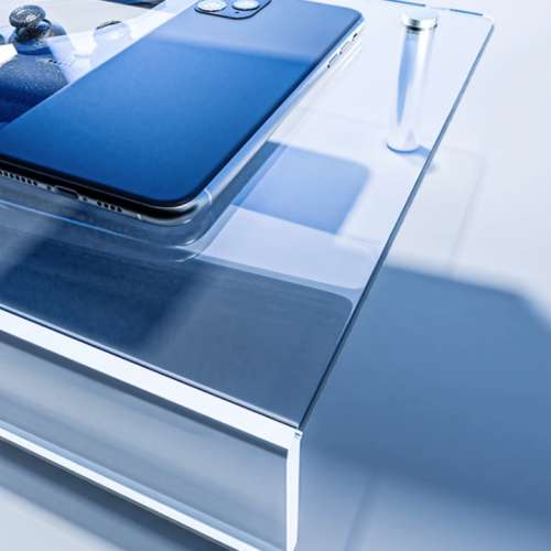 ⌨️ Monitor TV Stand Acrylic 60cm Table Desk Extension Support Transparent NE...