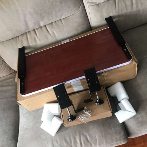 ⌨️ Keyboard Mouse Sliding Tray Clamp on 52x25cm Adjustable NEW 全新 鍵盤托...
