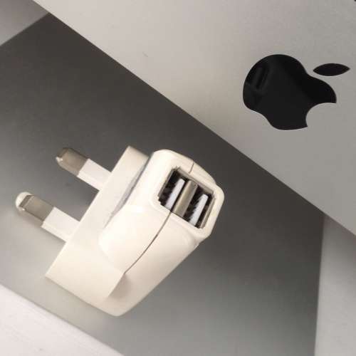 📱Dual Port Charging Adapter USB USED 雙插頭 手機 耳機 充電器 🎧