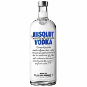 🥃 ABSOLUT VODKA SWEDEN 100cl 1L 40% 全新 伏特加 瑞典 醇酒 美酒 🍹