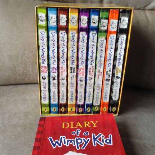 📖 DIARY of a WImpy Kid COLLECTION 10 BOOKS by Jeff Kinney USED 兒童圖書 👦 👧