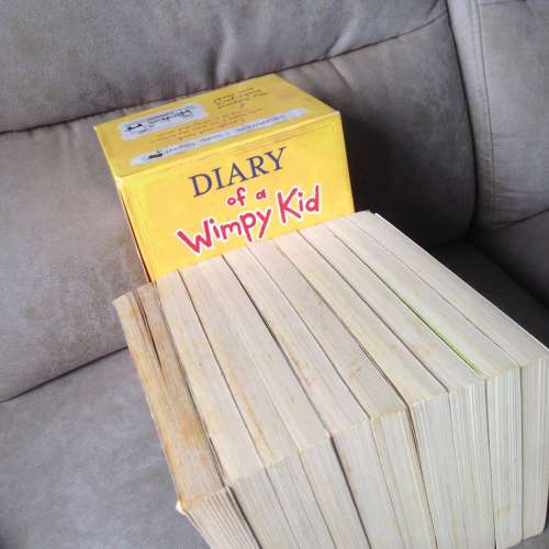 📖 DIARY of a WImpy Kid COLLECTION 10 BOOKS by Jeff Kinney USED 兒童圖書 👦 👧