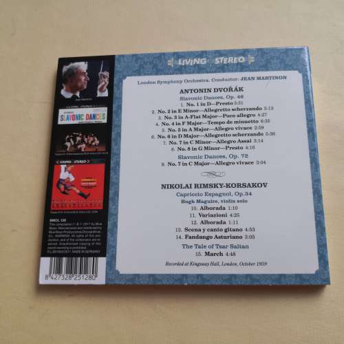 DVORAK SLAVONIC DANCES TAS 名盘