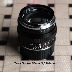 Zeiss Sonnar 50mm f1.5 M-Mount