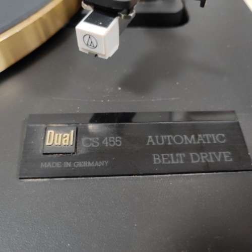 DUAL CS 455 唱盤,德國制造