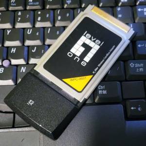 絶版罕有 LevelOne WPC-0601 300MBps 802.11n PCMCIA WIFI網卡 (Cardbus)
