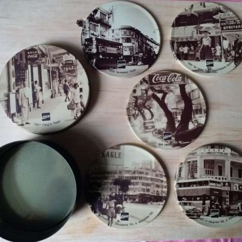 可口可樂經典懷舊杯墊(19xx年產物)
