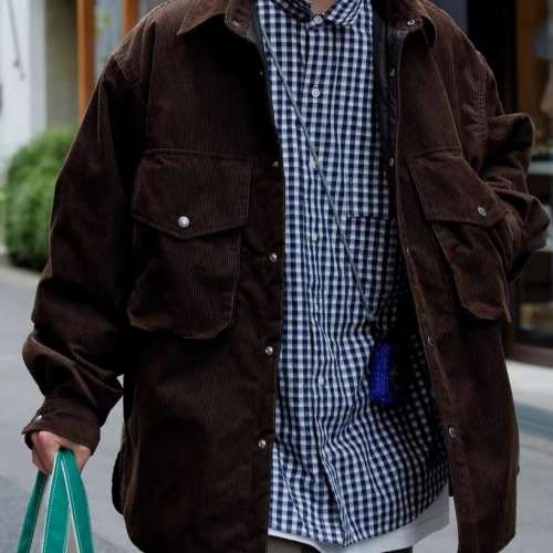 全新日本THE NORTH FACE紫標CORDUROY INSULATION SHIRT JACKET