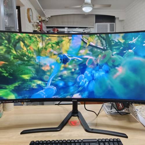 MSI Optix PAG341CQR 34寸量子點曲面電腦螢幕