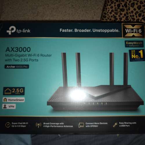 全新Tp link ax55pro 3000