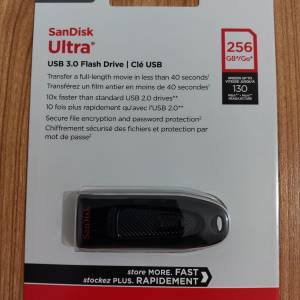 全新256GB SanDisk USB 手指 (USB 3.0)