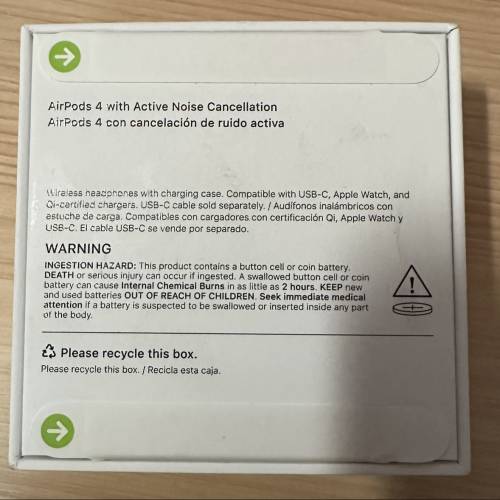 正版 Apple AirPods 4 (ANC) 主動降噪無線耳機