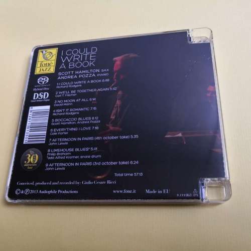 SACD I COULD WRITE A BOOK