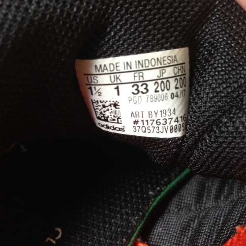 👟 ADIDAS TRAXION CloudFoam for US1.5 UK1 USED 兒童 運動鞋 爬山鞋 👟