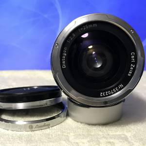 Contarex Zeiss Distagon 25mm f2.8（送原廠UV保護鏡+濾鏡接環+CRX-Leica M Mount轉...