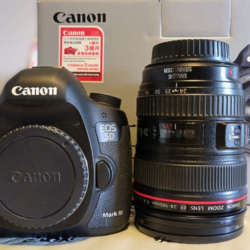 Canon EOS 5D Mark III + EF 24-105mm F4 L IS USM 不散賣 SC: 12106