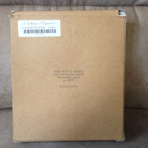 CLASSIC 18/10 Stainless Steel Flatware Spoon 4pc Set Made in Italy NEW 全新 ...