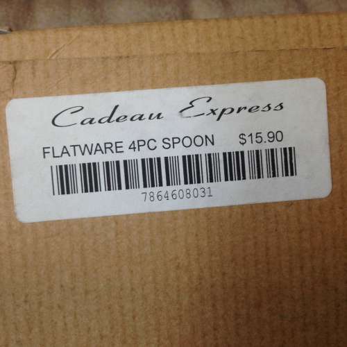 CLASSIC 18/10 Stainless Steel Flatware Spoon 4pc Set Made in Italy NEW 全新 ...