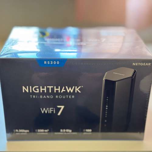 NETGEAR Nighthawk RS300 Tri-Band WiFi 7 Router 99.9%新，仲有一年保養。歡迎驗屍...