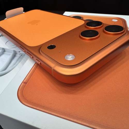 全新未用過 iPhone 17 Pro Max 256GB 橙色 香港行貨 蘋果保養一年 全套有盒有配件 ...