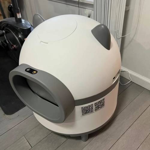 全自動貓砂盆超大號 喵理事全自動貓砂盆超大號 電動清理貓廁所封閉式鏟屎防沙外濺 ...