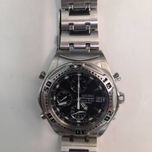 ( 新年秒閃價 ) 全新Seiko 7T32-6L90  Quartz Chrono